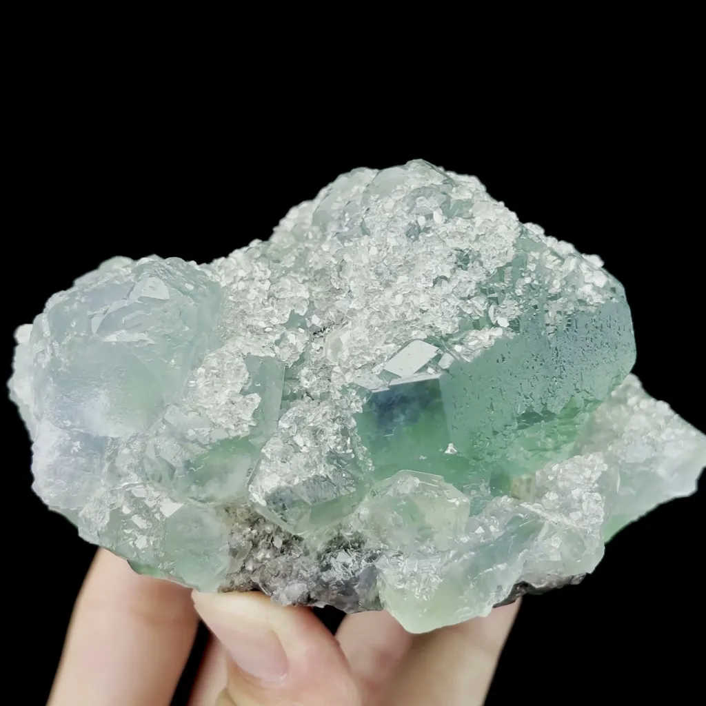 Natural Large Transparent Green Fluorite Mineral Specimen,High Quality Specimen,FUJIAN,CHINA(105*83*69mm) - image 2