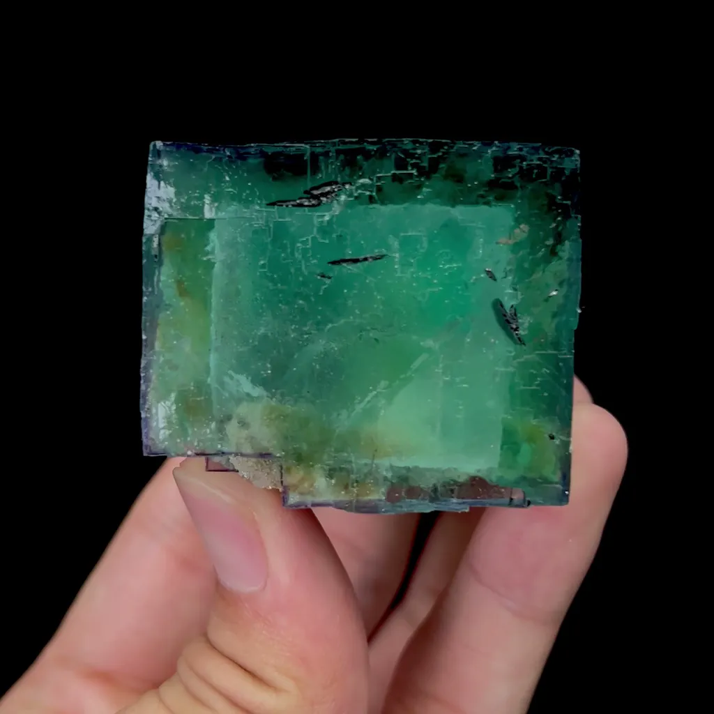 Natural Large Transparent Green Fluorite Mineral Specimen,High Quality Specimen,YAO GANG XIAN,HUNAN,CHINA(60*37*47mm) - image 4