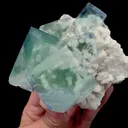 Natural Large Transparent Green Fluorite Mineral Specimen,High Quality Specimen,ZHEJIANG,CHINA(118*98*56mm) - image 3