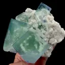 Natural Large Transparent Green Fluorite Mineral Specimen,High Quality Specimen,ZHEJIANG,CHINA(118*98*56mm) - image 2
