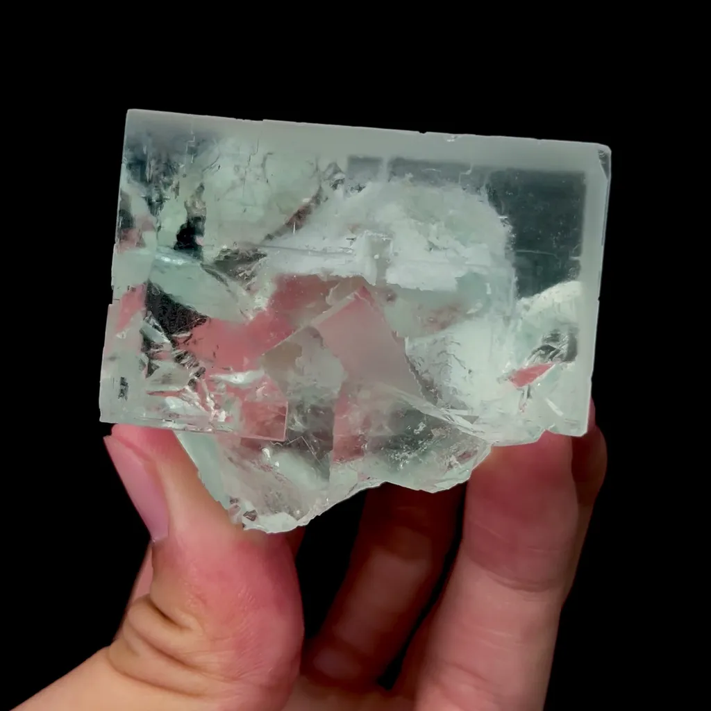 Natural Large Transparent Green Fluorite Mineral Specimen,High Quality Specimen,ZHEJIANG,CHINA(60*42*38mm) - image 4