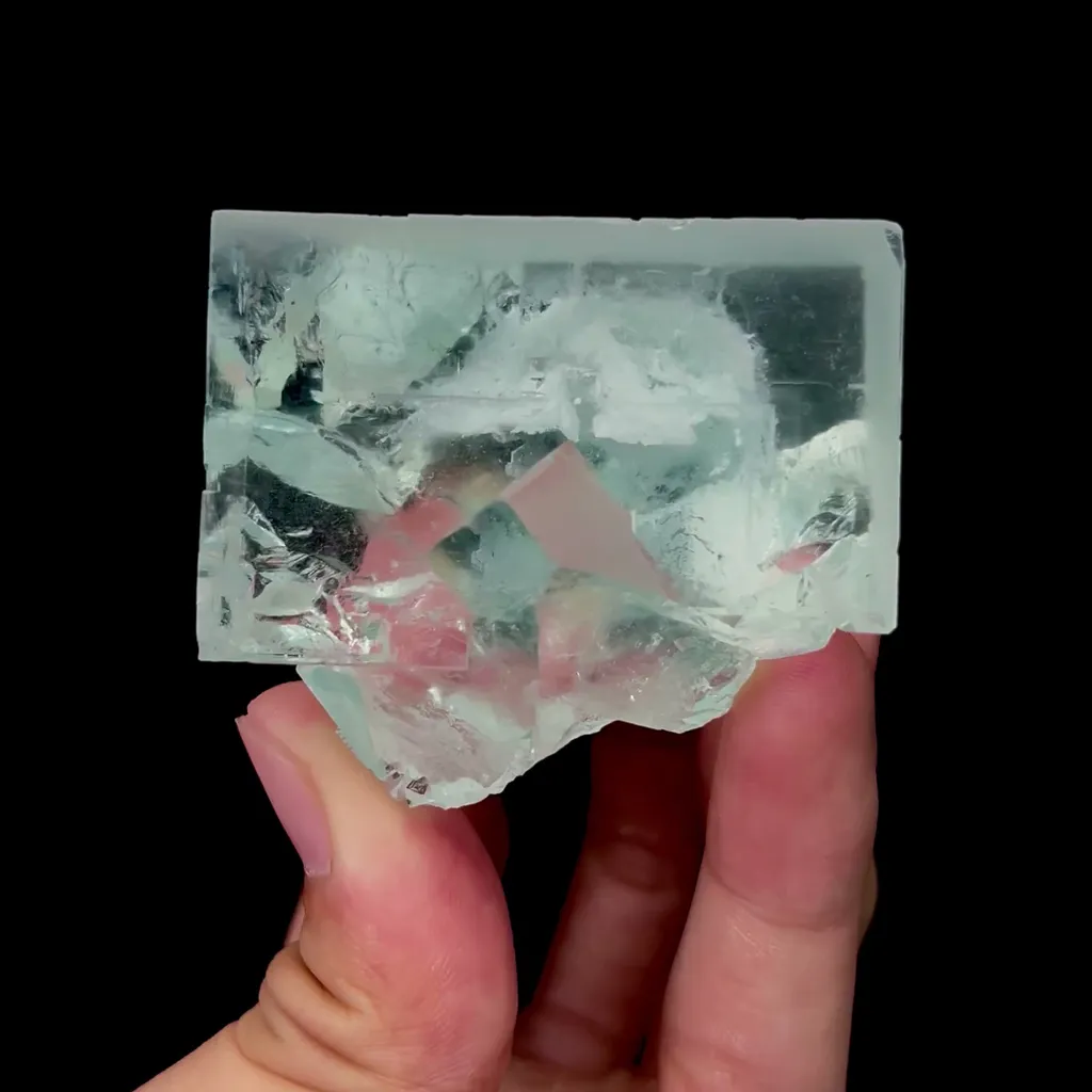 Natural Large Transparent Green Fluorite Mineral Specimen,High Quality Specimen,ZHEJIANG,CHINA(60*42*38mm) image