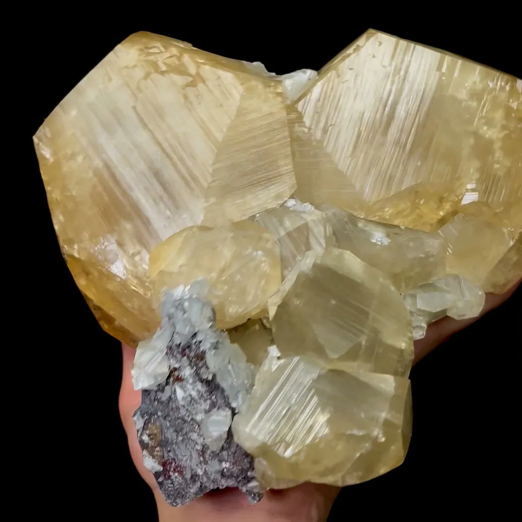 Natural Large Yellow Calcite Mineral Specimen,High Quality Specimen,FUJIAN,CHINA(220*170*140mm) - image 3