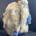 Natural Lazurite Mineral Specimen  Deep Blue Crystal on Matrix, 672g - image 4