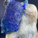 Natural Lazurite Mineral Specimen  Deep Blue Crystal on Matrix, 672g - image 3