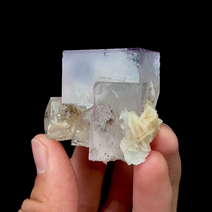 Natural Lucency Clear Fluorite,Cube Mineral Specimen: YAOGANGXIAN (50*45*30mm) - image 2