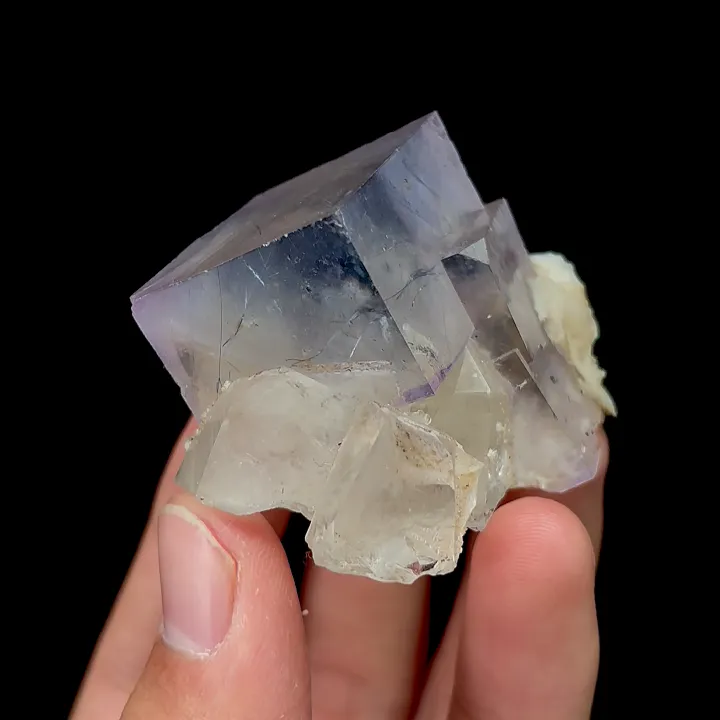 Natural Lucency Clear Fluorite,Cube Mineral Specimen: YAOGANGXIAN (50*45*30mm) - image 3