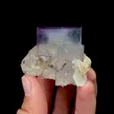 Natural Lucency Clear Fluorite,Cube Mineral Specimen: YAOGANGXIAN (50*45*30mm) - image 1