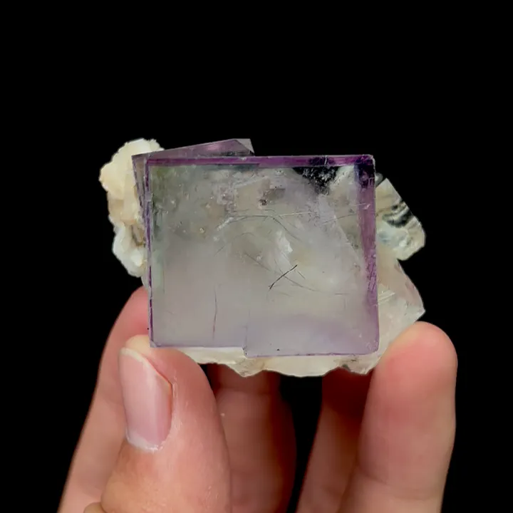 Natural Lucency Clear Fluorite,Cube Mineral Specimen: YAOGANGXIAN (50*45*30mm) - image 4