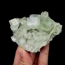 Natural lucency green Fluorite,Ladder Pattern Mineral Specimen:HUNAN (90*25*60mm) - image 2
