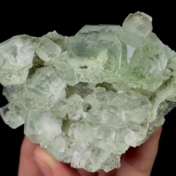 Natural lucency green Fluorite,Ladder Pattern Mineral Specimen:HUNAN (90*25*60mm) - image 3