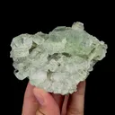 Natural lucency green Fluorite,Ladder Pattern Mineral Specimen:HUNAN (90*25*60mm) - image 1