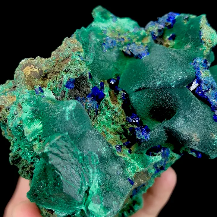 Natural Malachite and Azurite, Mineral Specimen:Guangxi,China (85*70*70MM) - image 3