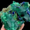 Natural Malachite and Azurite, Mineral Specimen:Guangxi,China (85*70*70MM) - image 3
