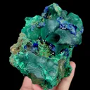Natural Malachite and Azurite, Mineral Specimen:Guangxi,China (85*70*70MM) - image 1