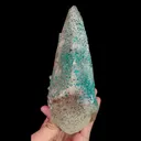 Natural Malachite and Calcite, Mineral Specimen: Shuikoushan,Hunan (95*145*70MM) - image 2
