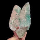 Natural Malachite and Calcite, Mineral Specimen: Shuikoushan,Hunan (95*145*70MM) - image 1