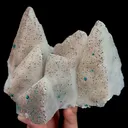 Natural Malachite and Calcite, Mineral Specimen:Shuikoushan,Hunan (135*110*90MM) - image 4