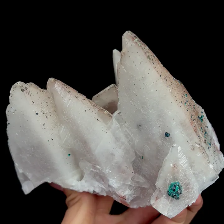 Natural Malachite and Calcite, Mineral Specimen:Shuikoushan,Hunan (135*110*90MM) - image 3