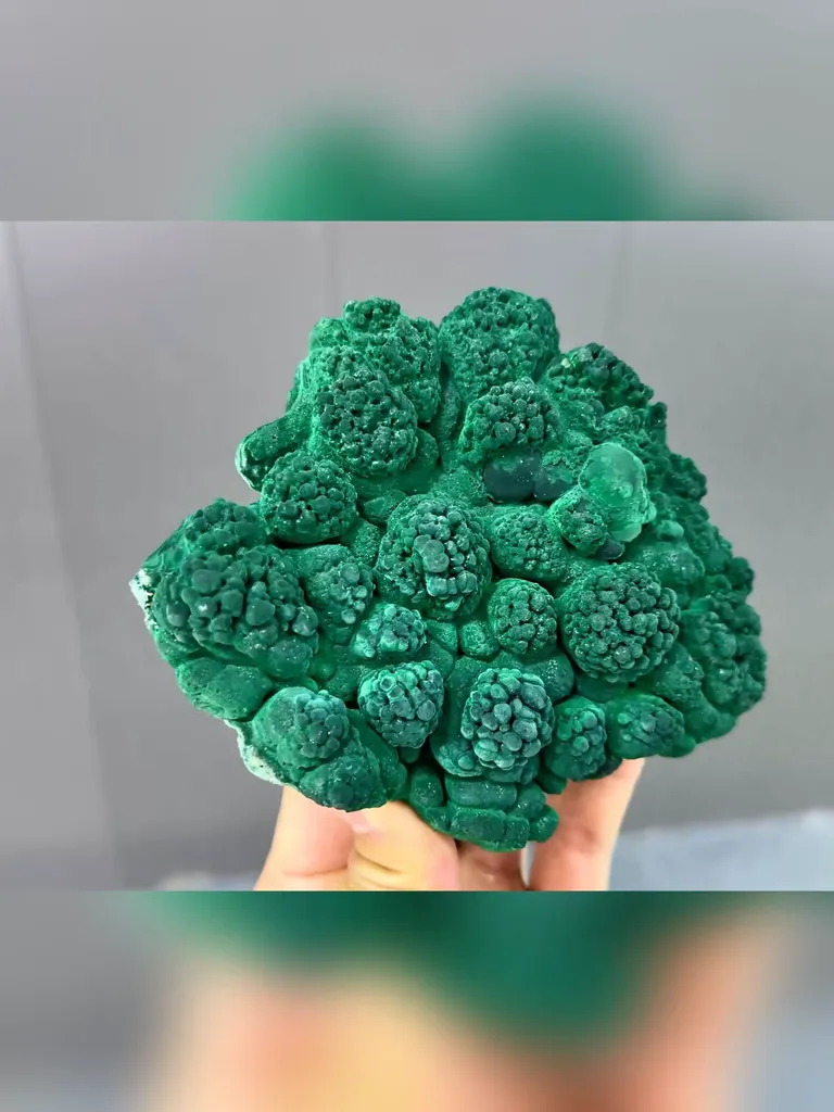 Natural Malachite comes from Guilin,Guangxi 130*30*110MM - image 3