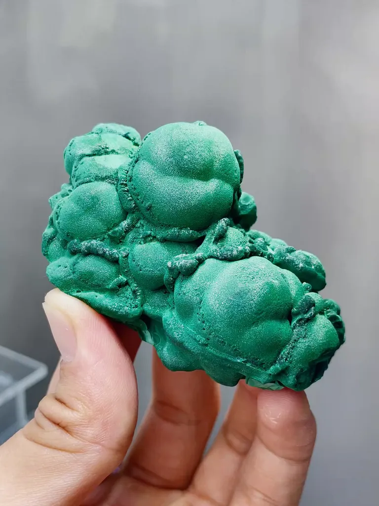 Natural Malachite comes from Guilin,Guangxi 75*30*45MM image