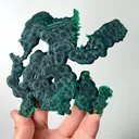 Natural Malachite, Mineral Specimen:Guangxi,China (120*120*25MM) - image 2