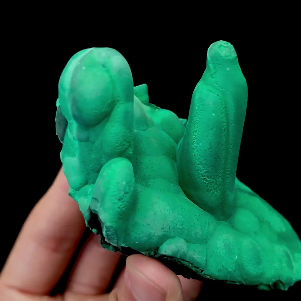 Natural Malachite Mineral Specimen,High Quality Specimen,YANGCHUN,GUANGDONG,CHINA(110*54*70mm) - image 2