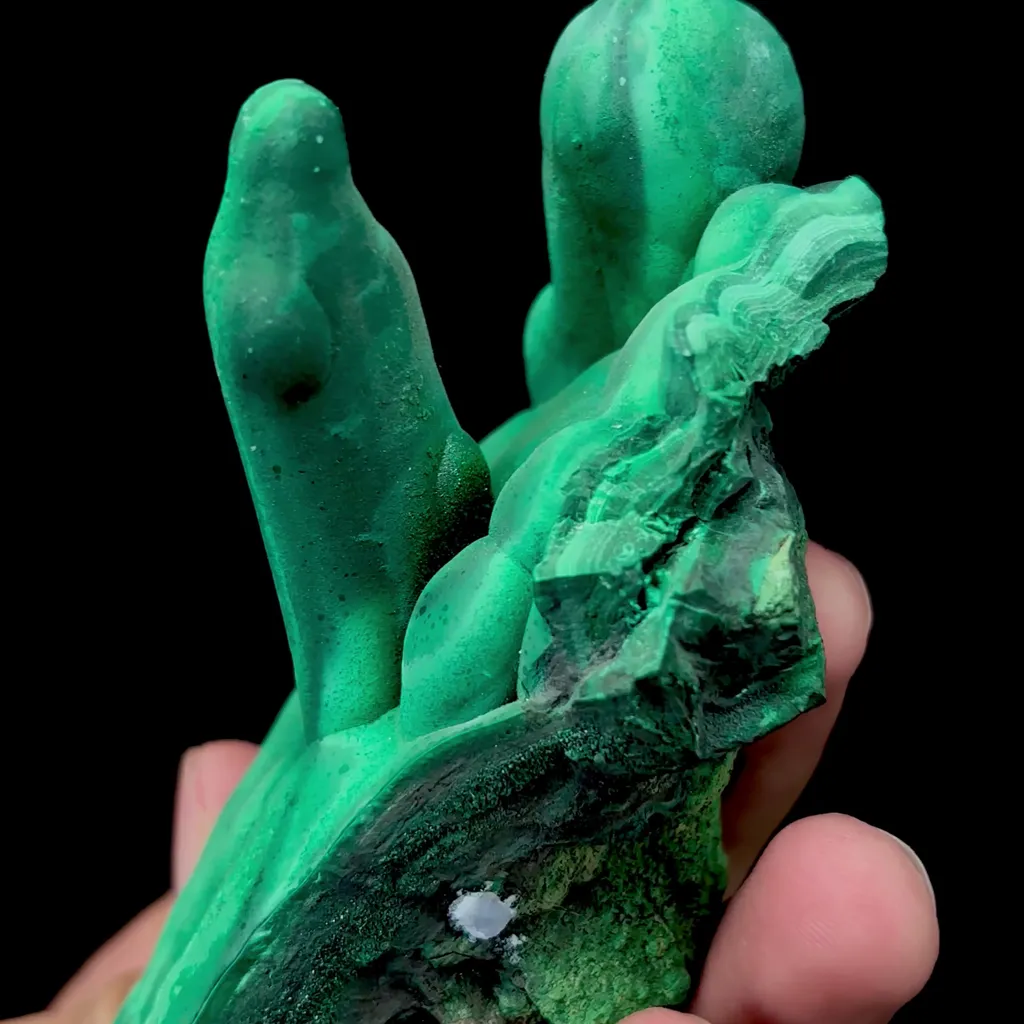 Natural Malachite Mineral Specimen,High Quality Specimen,YANGCHUN,GUANGDONG,CHINA(110*54*70mm) - image 3