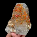 Natural Manganospherite and Smoke Quartz,Mineral Specimen:FUJIAN (80*90*55mm) - image 1