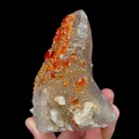 Natural Manganospherite and Smoke Quartz,Mineral Specimen:FUJIAN (80*90*55mm) - image 3