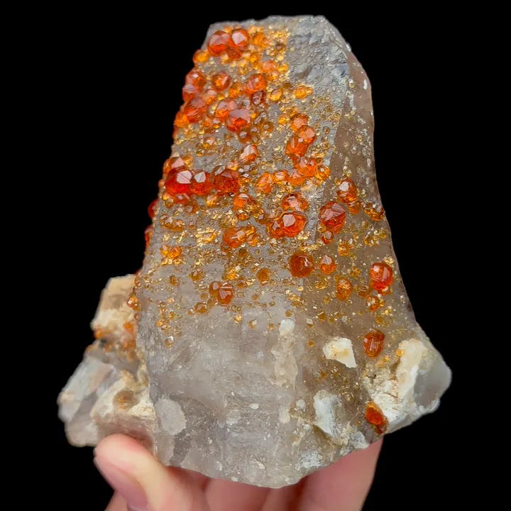 Natural Manganospherite and Smoke Quartz,Mineral Specimen:FUJIAN (80*90*55mm) - image 2