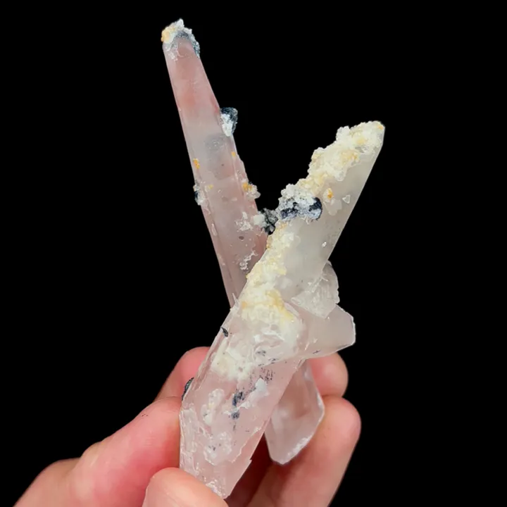 Natural Mango Quartz and Specularite, Mineral Specimen:Jinlong,Guangdong (45*30*85MM) - image 4