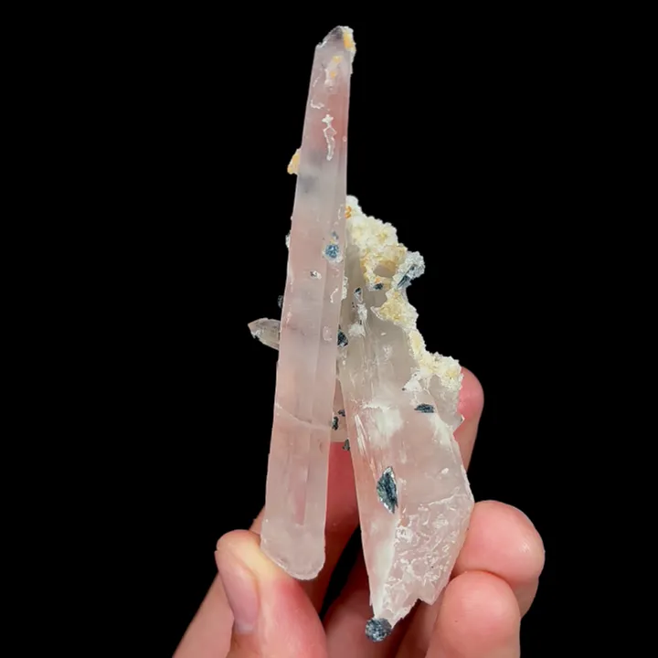 Natural Mango Quartz and Specularite, Mineral Specimen:Jinlong,Guangdong (45*30*85MM) - image 3