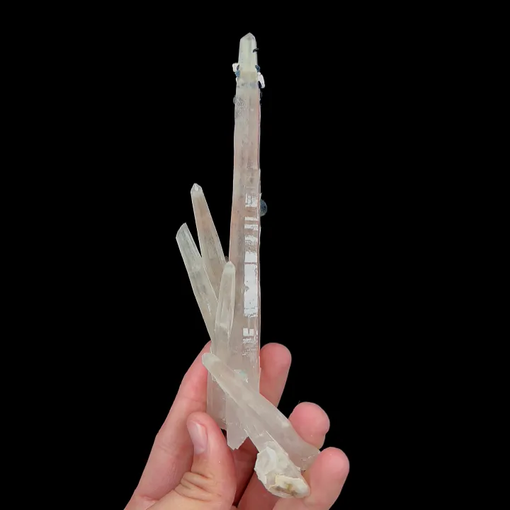 Natural Mango Quartz and Specularite, Mineral Specimen:Jinlong,Guangdong (50*25*170MM) - image 3