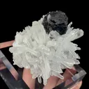 Natural Marmatite and Clear Quartz Cluster, Mineral Specimen: Peru (105*75*60MM) - image 3