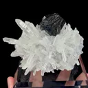 Natural Marmatite and Clear Quartz Cluster, Mineral Specimen: Peru (105*75*60MM) - image 5