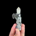 Natural Marmatite and Quartz, Mineral Specimen: Inner Mongolia,China (30*75*15MM) - image 4