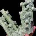 Natural Matcha Crystal and Flaky Calcite Mineral Specimen,High Quality Specimen,HUANGGANG LIANG,INNER MONGOLIA,CHINA(116*100*150mm) - image 3