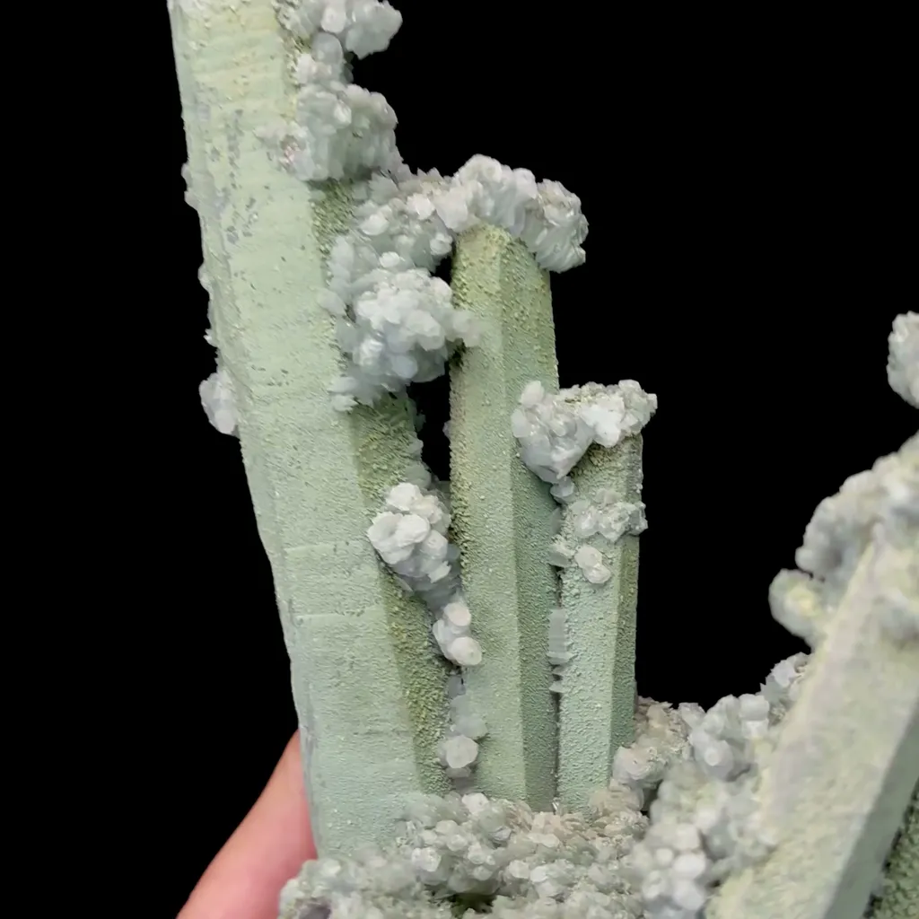 Natural Matcha Crystal and Flaky Calcite Mineral Specimen,High Quality Specimen,HUANGGANG LIANG,INNER MONGOLIA,CHINA(116*100*150mm) - image 2