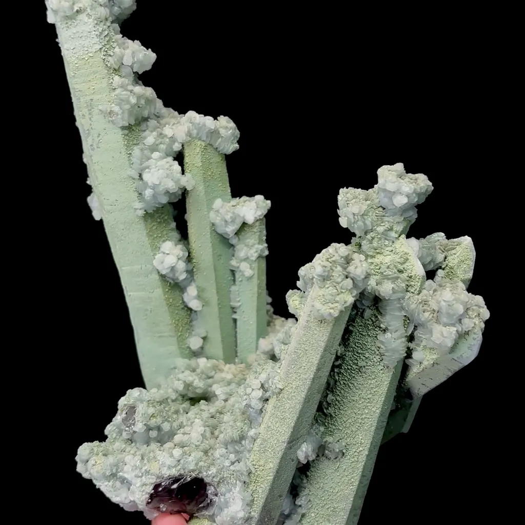 Natural Matcha Crystal and Flaky Calcite Mineral Specimen,High Quality Specimen,HUANGGANG LIANG,INNER MONGOLIA,CHINA(116*100*150mm) - image 4