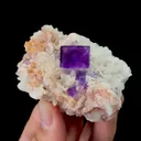 Natural Matrix Fluorite and Dolomite, Mineral Specimen:Xinjiang,China (65*45*35MM) - image 1