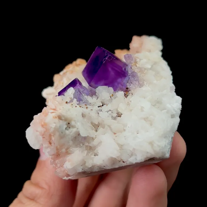 Natural Matrix Fluorite and Dolomite, Mineral Specimen:Xinjiang,China (65*45*35MM) - image 3