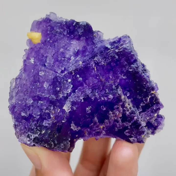 Natural Matrix Fluorite and Dolomite Symbiosis comes from Xinjiang,China 65*60*50MM - image 4