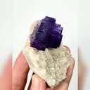 Natural Matrix Fluorite and Dolomite,Mineral Specimen:Xinjiang,China (45*55*35MM) - image 2
