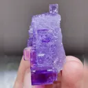 Natural Matrix Fluorite comes from Xinjiang,China 20*25*35MM - image 2