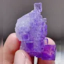 Natural Matrix Fluorite comes from Xinjiang,China 20*25*35MM - image 3