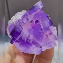 Natural Matrix Fluorite comes from Xinjiang,China 45*50*40MM - image 3