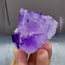 Natural Matrix Fluorite comes from Xinjiang,China 45*50*40MM - image 2