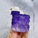 Natural Matrix Fluorite comes from Xinjiang,China 45*65*35MM - image 5