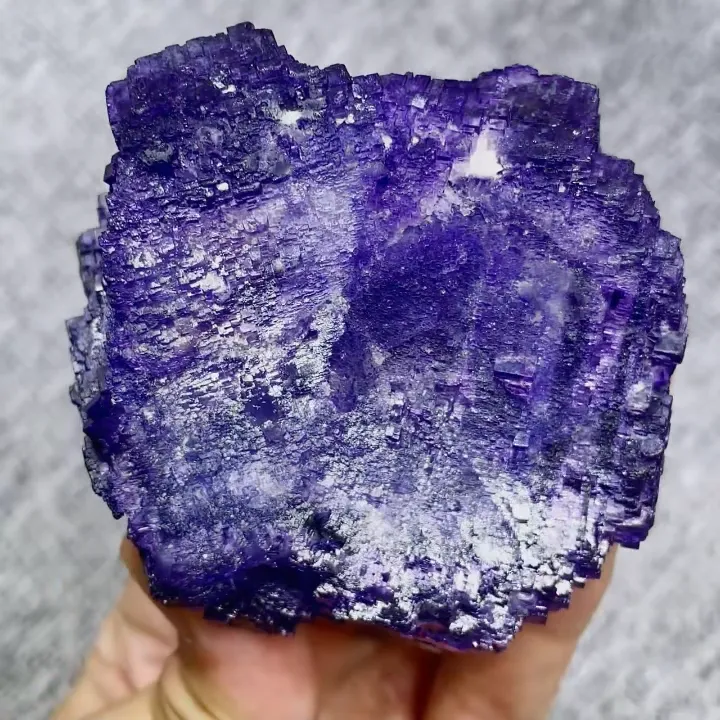 Natural Matrix Fluorite comes from Xinjiang,China 75*60*50MM - image 4
